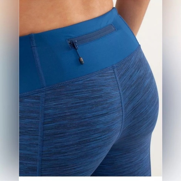Lululemon Run: For Your Life Crop Wee Are From Space Limitless Blue Black size 6 - Picture 2 of 14